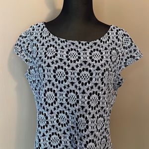 Tommy Hilfiger lined lace top